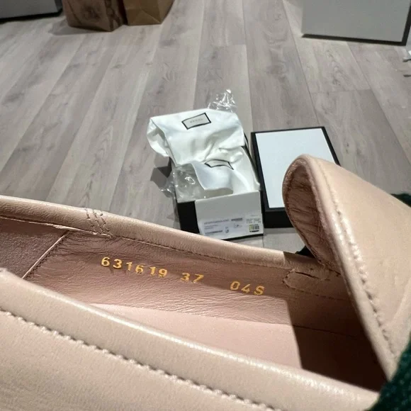 Gucci Horsebit Nude Beige Leather Women’s Loafers 37 IT - Picture 6 of 6